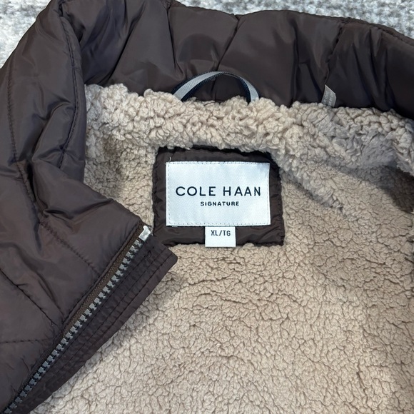 Cole Haan Quilted Brown Jacket - Picture 5 of 5